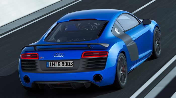 Ο V10 κινητήρας των 5,2 λτ. αποδίδει 570 ίππους και 540 Nm, επιτρέποντας στο R8 LMX να κάνει το 0-100 χλμ./ώρα σε 3,4 δλ. και να έχει τελική ταχύτητα 